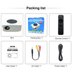 Y2 800x480P 80ANSI Mini LCD LED Smart Projector, US Plug, UK Plug, AU Plug, EU Plug