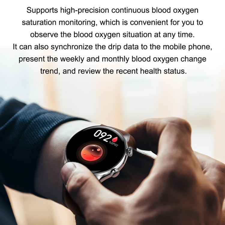 HK8Pro Smart Watch – 1.36" Screen, NFC, AMOLED Screen (Black)