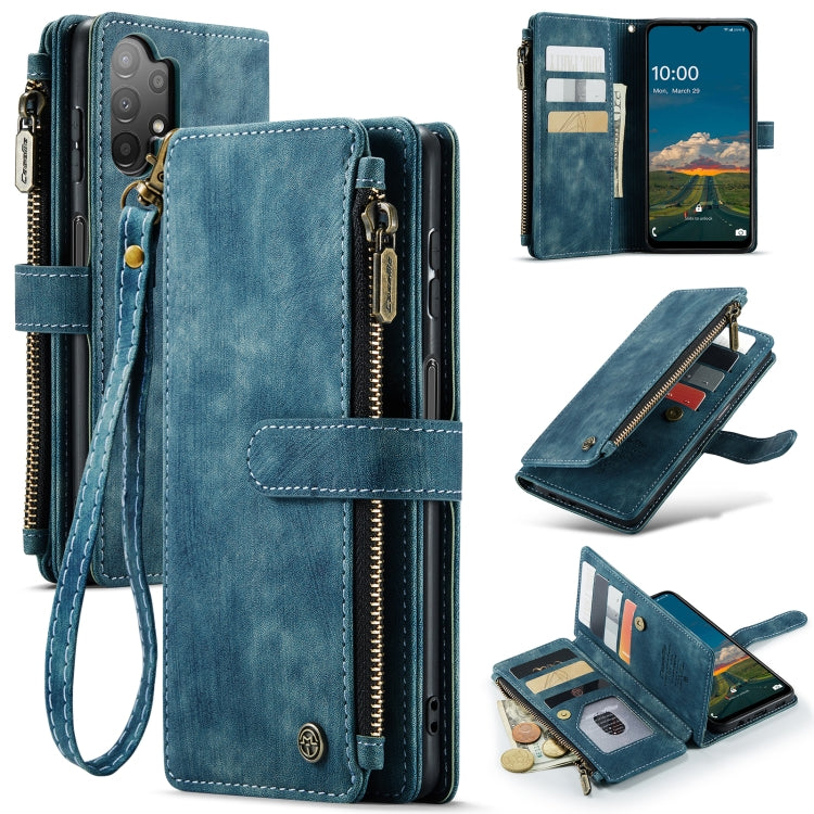 CaseMe C30 Multifunctional Phone Leather Case – Card Slot, Leather, TPU, For Samsung Galaxy A13 4G/A13 5G/A04S/A04/M13 5G, For Samsung GalaxyA33 5G For Samsung Galaxy A13 4G A13 5G A04S A04 M13 5G Blue