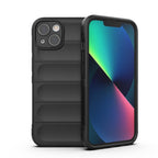 Magic Shield TPU + Flannel Phone Case, For iPhone 13, For iPhone 13 Pro For iPhone 13 Black