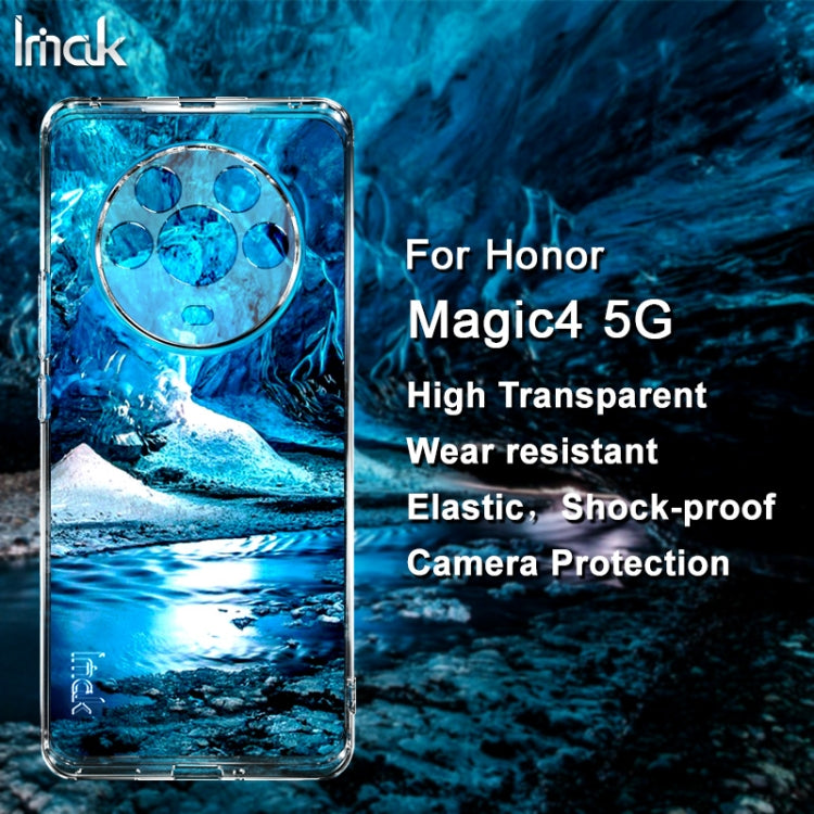UX-5 Series Transparent TPU Phone Case – TPU, For Honor Magic4 5G