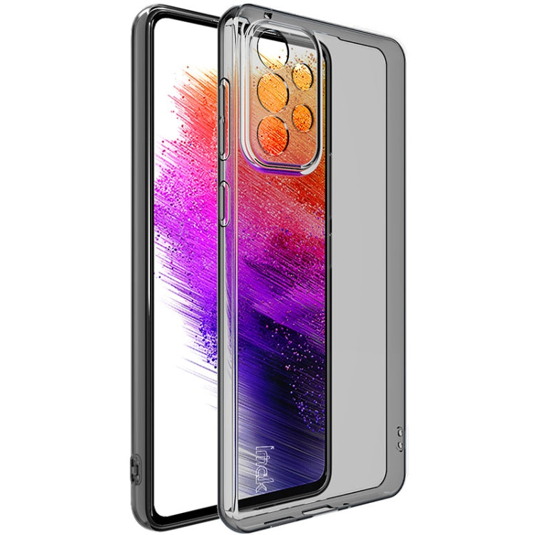 IMAK UX-5 Series Claer TPU Phone Case, For Samsung Galaxy A73 5G For Samsung Galaxy A73 5G Transparent Black