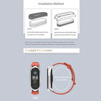 For Xiaomi Mi Band 6 / 5 Mijobs Flat Hole Silicone Watch Band, CS Case, Plus Case, GT Case