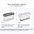 Mijobs CS Silicone Waterproof Watch Band, For Xiaomi Mi Band 6 / 5