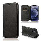 Phone Case – Leather, Magnetic (iPhone 12 mini) For iPhone 12 mini Black