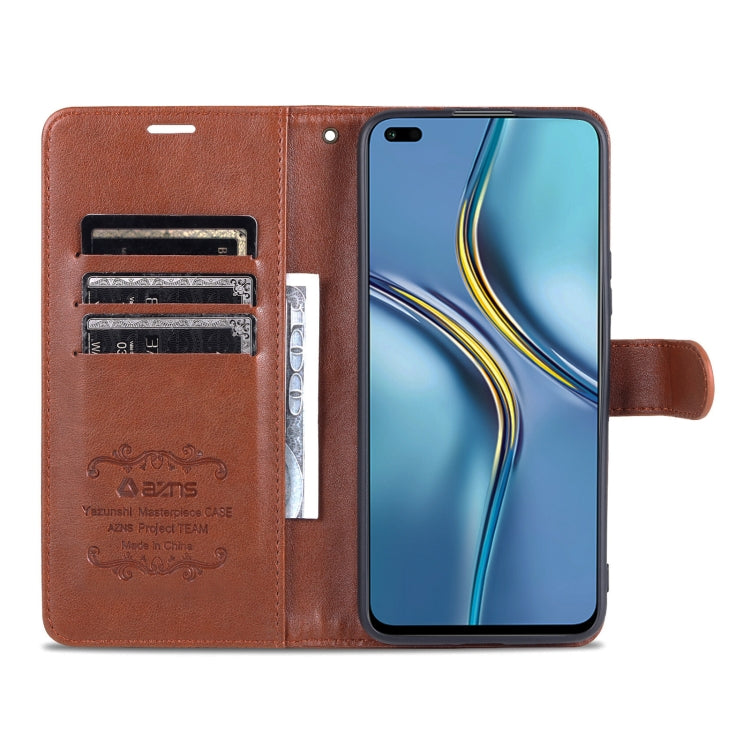 AZNS Sheepskin Texture Flip Leather Phone Case – Card Slot, Flip, Leather, For U-Magic Enjoy 50 Plus, For Honor X8 / X30i
