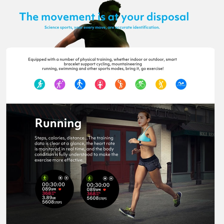 Smart Watch – 1.4" Screen, Blood Pressure Monitoring