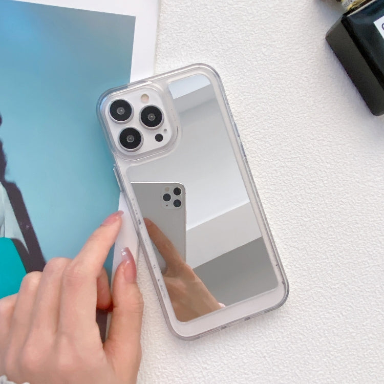 Mirror TPU Phone Case, For iPhone 13, For iPhone 13 Pro Max, For iPhone 12 Pro, For iPhone 11, For iPhone 11 Pro, For iPhone 11 Pro Max, For iPhone 13 Pro, For iPhone 12, For iPhone 12 Pro Max For iPhone 13 White