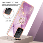 Electroplating Marble Pattern TPU Phone Case with Ring, For Xiaomi 11T / 11T Pro, For Xiaomi Redmi 10, For Samsung Galaxy A23 5G / 4G, For Samsung Galaxy A13 4G