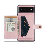 JEEHOOD Retro Magnetic Detachable Phone Case, For Google Pixel 6A, For Samsung Galaxy S22 Ultra For Google Pixel 6A Pink
