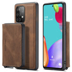 JEEHOOD Magnetic Zipper Horizontal Flip Phone Leather Case, For Samsung Galaxy A33 5G