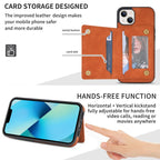 Line Card Holder Phone Case, For iPhone 13 mini, For iPhone 13, For...