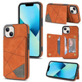 Line Card Holder Phone Case, For iPhone 13 mini, For iPhone 13, For... For iPhone 13 mini Brown