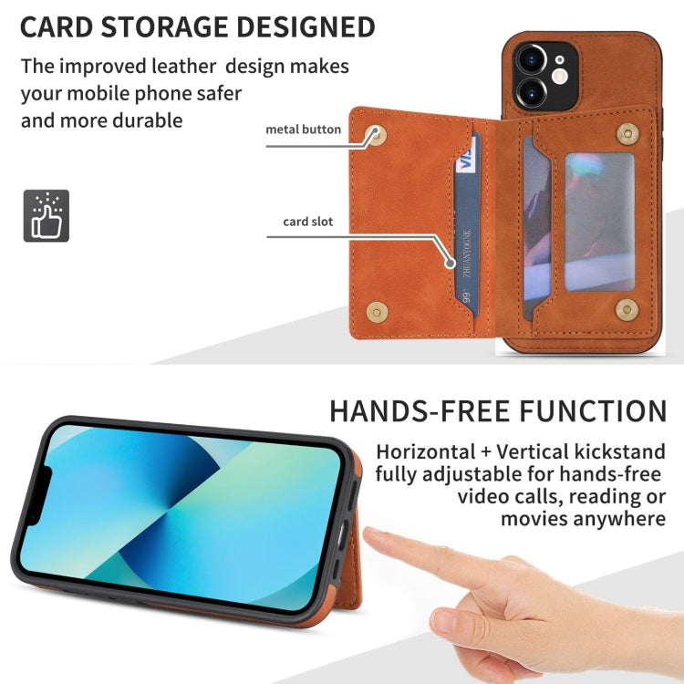 Line Card Holder Phone Case, For iPhone 12 mini, For iPhone 12, For...