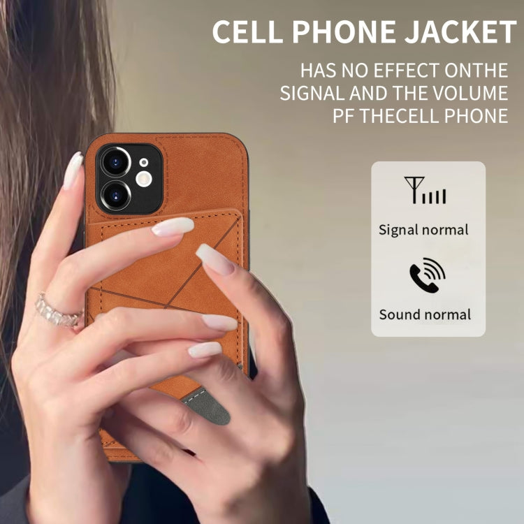 Line Card Holder Phone Case, For iPhone 12 mini, For iPhone 12, For...