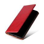 Fierre Shann PU Genuine Leather Texture Leather Phone Case, For Samsung Galaxy A22 5G