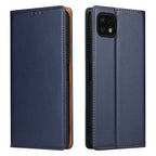 Fierre Shann PU Genuine Leather Texture Leather Phone Case, For Samsung Galaxy A22 5G