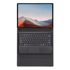 SF128-A Tree Texture Touchpad Bluetooth Keyboard Leather Tablet Case, SF128-A – Leather, Bluetooth