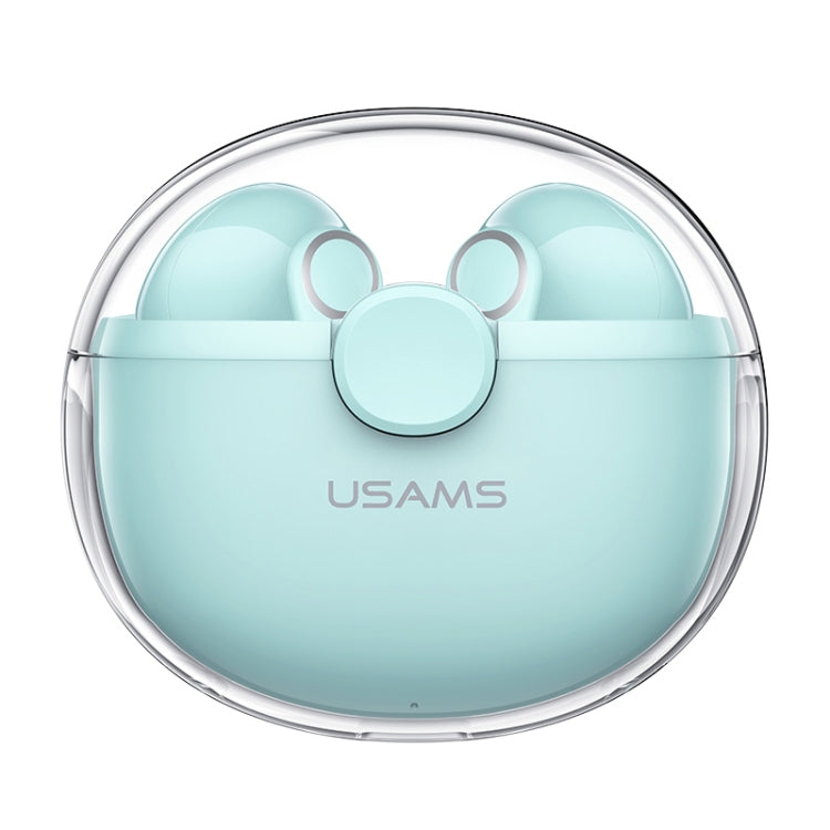 USAMS Earphone – Bluetooth 5.0 USAMS BU12 Green