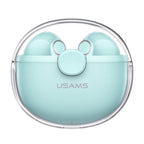 USAMS Earphone – Bluetooth 5.0 USAMS BU12 Green