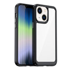 Colorful Series Acrylic + TPU Phone Case, For iPhone 14 Plus For iPhone 14 Plus Black