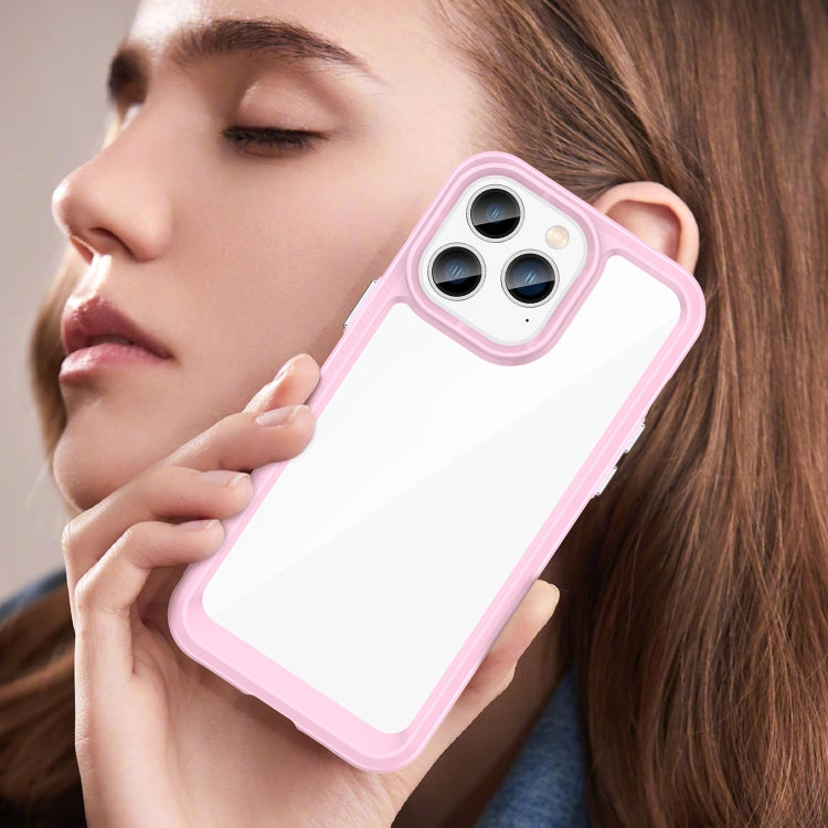 Colorful Series Acrylic + TPU Phone Case, For iPhone 14, For iPhone 14...
