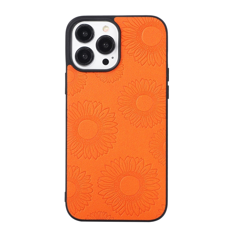 Sunflower Pattern PU+TPU+PC Shockproof Phone Case – Shockproof, Wear-resistant, TPU, For iPhone 13 Pro Max, For Motorola Razr 5G, For Huawei P50 Pocket