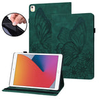 Big Butterfly Embossed Smart Leather Tablet Case – Card Slot, Leather, For iPad 10.2 2020 / Air 2019, For iPad Air 2 / 9.7 2018&2017, For iPad mini 2024 / mini 6, For iPad mini 2019 / 4 / 3 / 2 / 1