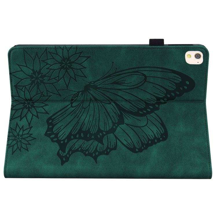 Big Butterfly Embossed Smart Leather Tablet Case – Card Slot, Leather, For iPad 10.2 2020 / Air 2019, For iPad Air 2 / 9.7 2018&2017, For iPad mini 2024 / mini 6, For iPad mini 2019 / 4 / 3 / 2 / 1