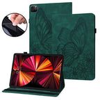 Big Butterfly Embossed Smart Leather Tablet Case, For iPad Pro 11 2022 / 2021&2020 / Air 2020 / 11 2024 For iPad Pro 11 2022 2021&2020 Air 2020 11 2024 Green