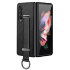 SULADA Cool Series PC + Leather Texture Skin Feel Shockproof Phone Case, For Samsung Galaxy Z Fold3 5G, For iPhone 12, For iPhone 13, For Samsung Galaxy S22 5G For Samsung Galaxy Z Fold3 5G Black
