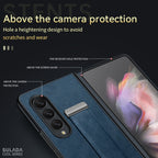 SULADA Cool Series PC + Leather Texture Skin Feel Shockproof Phone Case, For Samsung Galaxy Z Fold3 5G, For iPhone 12, For iPhone 13, For Samsung Galaxy S22 5G
