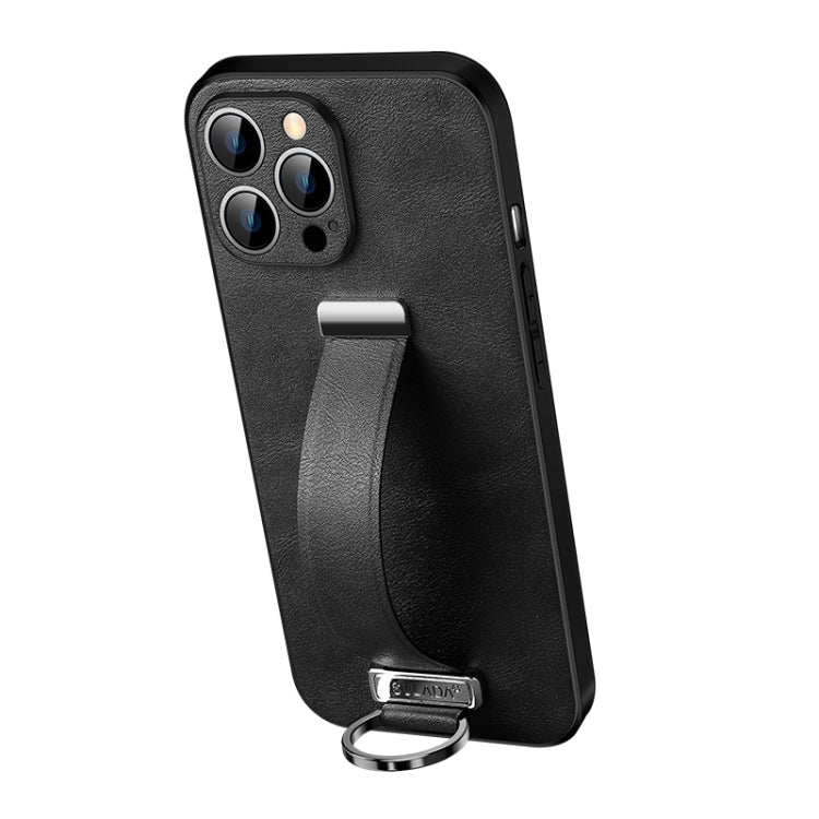 SULADA Cool Series PC + Leather Texture Skin Feel Shockproof Phone Case, For iPhone 13 Pro, For iPhone 13 Pro Max, For Samsung Galaxy S22+ 5G, For Samsung Galaxy S22 Ultra 5G For iPhone 13 Pro Black