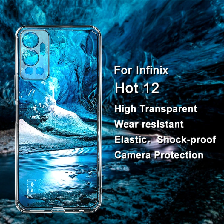 UX-5 Series Transparent Shockproof TPU Phone Case – Shockproof, TPU, For Infinix Hot 12, For Infinix Hot 12i