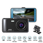 Anytek A60 Car 4 inch IPS Screen HD 1080P 170 Degree Wide Angle Dual Camera ADAS Driving Recorder, A60 A60