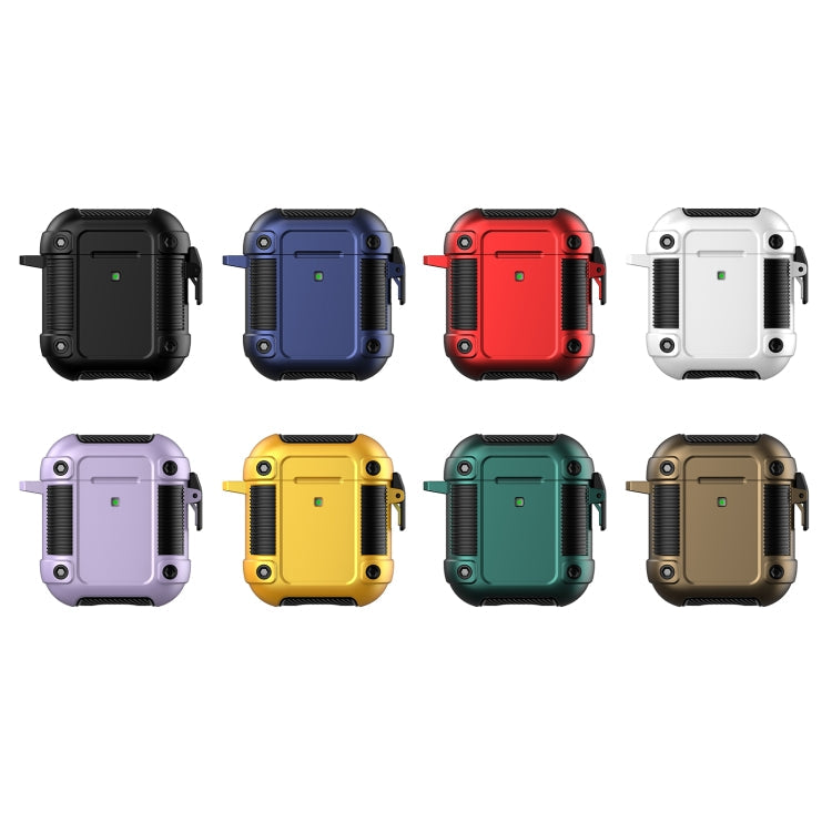Tank TPU+PC Wireless Earphone Protective Case, For AirPods 2, For...