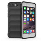 Magic Shield TPU + Flannel Phone Case, For iPhone SE 2022 / SE 2020 / 8 / 7, For iPhone 8 Plus / 7 Plus For iPhone SE 2022 SE 2020 8 7 Black