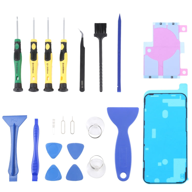 JIAFA JF-8182 21 in 1 Battery Adhesive + LCD Frame Waterproof Adhesive + Repair Tool Set – Waterproof, For iPhone 11, For iPhone 11 Pro, For iPhone 11 Pro Max, For iPhone 12, For iPhone 12 mini, For iPhone 12 Pro, For iPhone 12 Pro Max, For iPhone 13... For iPhone 12 Pro Max