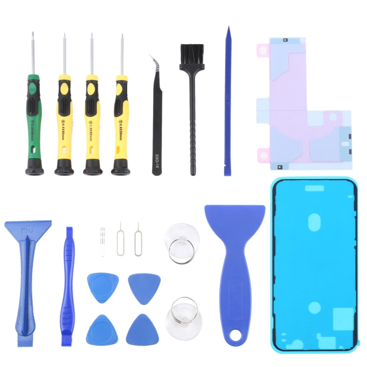 JIAFA JF-8182 21 in 1 Battery Adhesive + LCD Frame Waterproof Adhesive + Repair Tool Set – Waterproof, For iPhone 11, For iPhone 11 Pro, For iPhone 11 Pro Max, For iPhone 12, For iPhone 12 mini, For iPhone 12 Pro, For iPhone 12 Pro Max, For iPhone 13... For iPhone 11 Pro