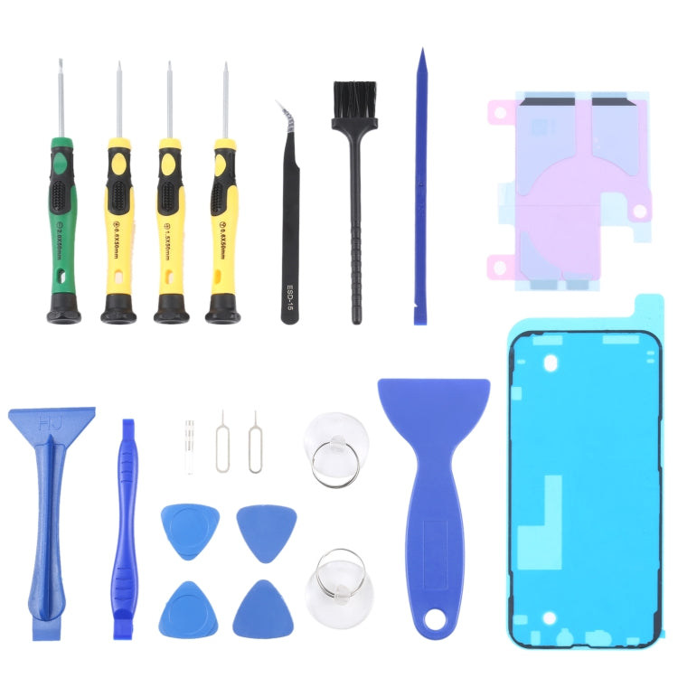 JIAFA JF-8182 21 in 1 Battery Adhesive + LCD Frame Waterproof Adhesive + Repair Tool Set – Waterproof, For iPhone 11, For iPhone 11 Pro, For iPhone 11 Pro Max, For iPhone 12, For iPhone 12 mini, For iPhone 12 Pro, For iPhone 12 Pro Max, For iPhone 13... For iPhone 13 Pro Max