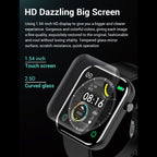 Z11 1.54 inch IPS Screen Smart Watch, Support Sleep Monitor / Bluetooth Photograph / Heart Rate Monitor / Blood Pressure Monitoring – Wear-resistant, Bluetooth, Tempered Glass