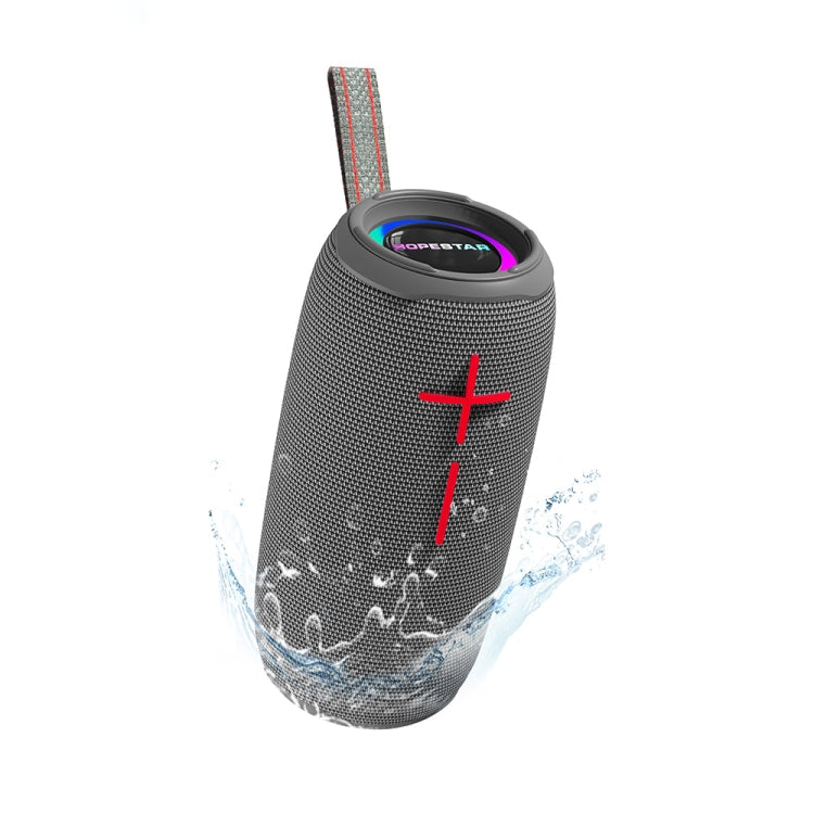HOPESTAR P20 Pro Waterproof Wireless Bluetooth Speaker, P20 Pro(Black), P20 Pro(Red), P20 Pro(Grey), P20 Pro(Blue) – Waterproof, Magnetic, Bluetooth P20 Pro(Grey) Grey