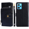 Zipper Bag Leather Phone Case, For OPPO Realme 9 Pro+/Realme 9 Pro Plus, For OPPO Realme 9 Pro+, For OPPO Realme?9i/A36?4G/A96?4G/K10?4G/A76?4G, For OPPO Realme C35, For OPPO Realme GT Neo 3, For OPPO Realme GT2 Pro, For OPPO Realme Narzo 50i For OPPO Realme 9 Pro+ Realme 9 Pro Plus Black