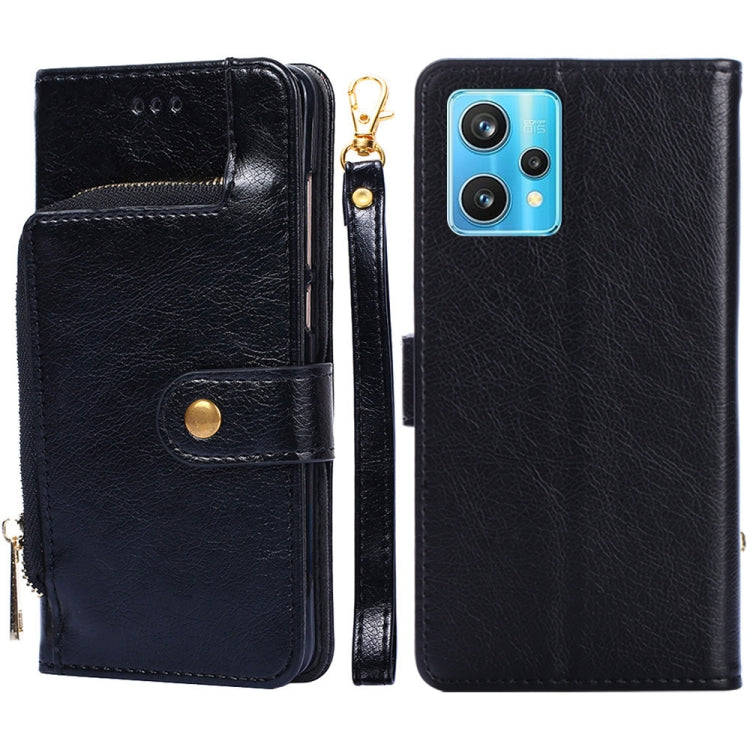 Zipper Bag Leather Phone Case, For OPPO Realme 9 Pro+/Realme 9 Pro Plus, For OPPO Realme 9 Pro+, For OPPO Realme?9i/A36?4G/A96?4G/K10?4G/A76?4G, For OPPO Realme C35, For OPPO Realme GT Neo 3, For OPPO Realme GT2 Pro, For OPPO Realme Narzo 50i For OPPO Realme 9 Pro+ Realme 9 Pro Plus Black