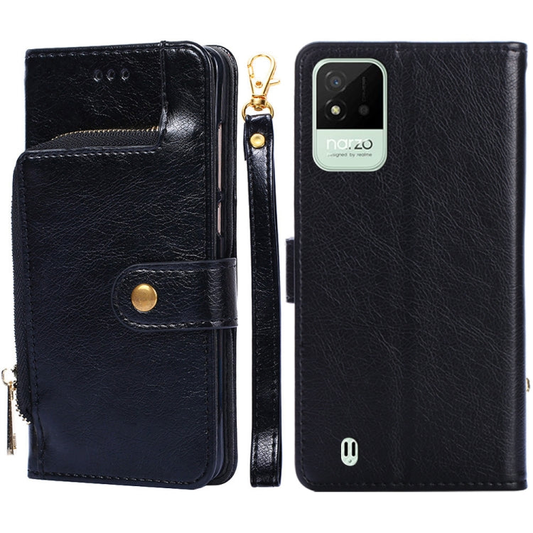 Zipper Bag Leather Phone Case, For OPPO Realme 9 Pro+/Realme 9 Pro Plus, For OPPO Realme 9 Pro+, For OPPO Realme?9i/A36?4G/A96?4G/K10?4G/A76?4G, For OPPO Realme C35, For OPPO Realme GT Neo 3, For OPPO Realme GT2 Pro, For OPPO Realme Narzo 50i For OPPO Realme Narzo 50i Black