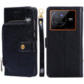 Zipper Bag Leather Phone Case – Card Slot, Leather, TPU, For vivo X80 China, For vivo Y53s 5G/iQOO Z5x/T1x, For vivo Y55s 5G, For vivo Y76s China/Y74s, For Google Pixel 7 5G, For Huawei nova 9 SE 4G