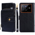 Zipper Bag Leather Phone Case – Card Slot, Leather, TPU, For vivo X80 China, For vivo Y53s 5G/iQOO Z5x/T1x, For vivo Y55s 5G, For vivo Y76s China/Y74s, For Google Pixel 7 5G, For Huawei nova 9 SE 4G