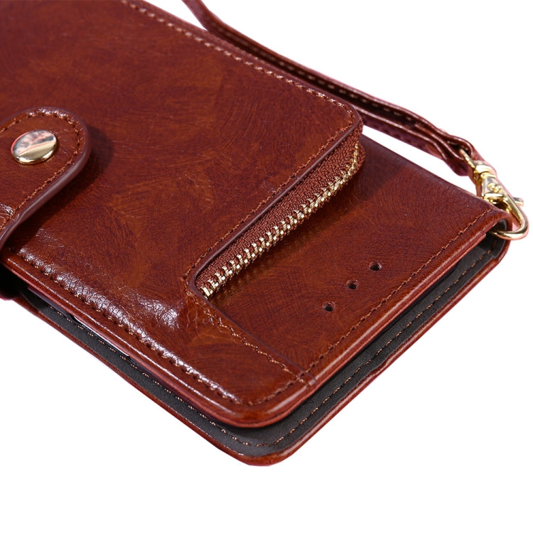 Zipper Bag Leather Phone Case – Card Slot, Leather, TPU, For vivo X80 China, For vivo Y53s 5G/iQOO Z5x/T1x, For vivo Y55s 5G, For vivo Y76s China/Y74s, For Google Pixel 7 5G, For Huawei nova 9 SE 4G