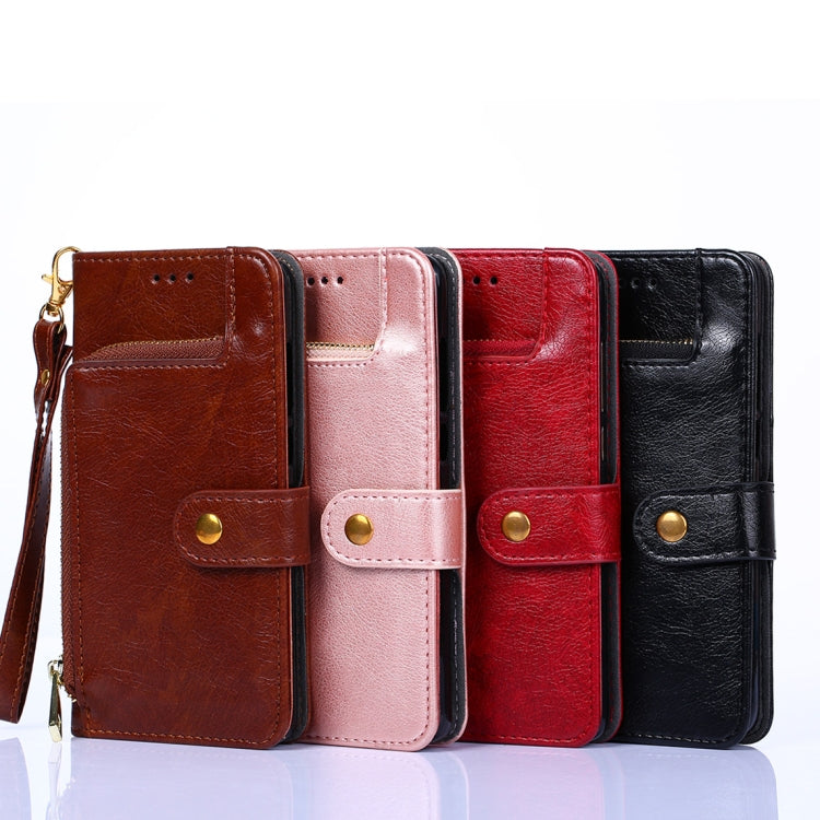 Zipper Bag Leather Phone Case – Card Slot, Leather, TPU, For vivo X80 China, For vivo Y53s 5G/iQOO Z5x/T1x, For vivo Y55s 5G, For vivo Y76s China/Y74s, For Google Pixel 7 5G, For Huawei nova 9 SE 4G