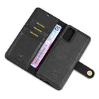 DG.MING Crazy Horse Texture Flip Detachable Magnetic Leather Case with Holder & Card Slots & Wallet, For Galaxy S20, For Galaxy S20+, For Galaxy S20 Ultra